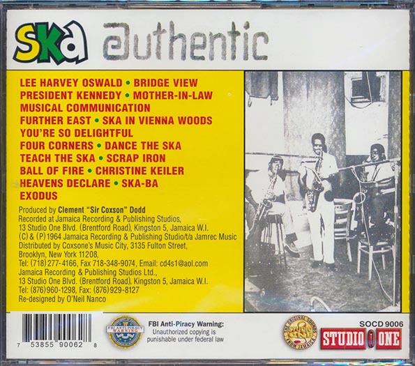 ska authentic/original skatalites