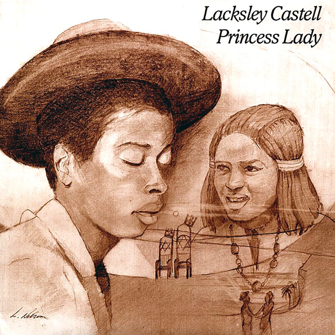 ジャマイカLP Lacksley Castell Princess Lady (LP + 7”) NERLP08 Negus Roots /00220 Lacksley Castell - Princess Lady