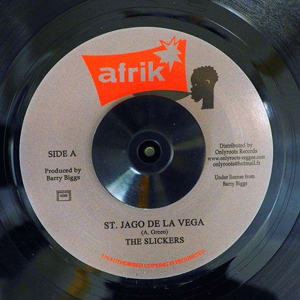 ジャマイカ7” The Slickers St. Jago De La Vega AF101 Afrik /00050 ジャマイカ7” The Slickers St. Jago De La Vega AF101 Afrik /00050