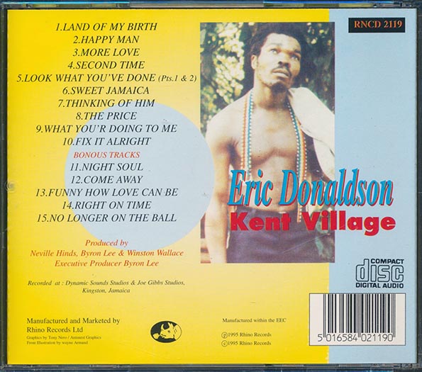 Eric Donaldson - Kent Village