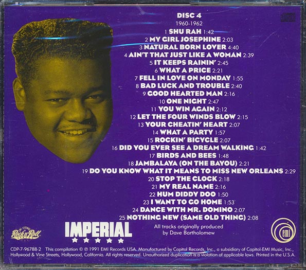 Fats Domino - They Call Me The Fat Man: The Legendary Imperial