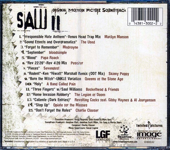 AA= / SAW　CD Current Saw CDs : r/saw
