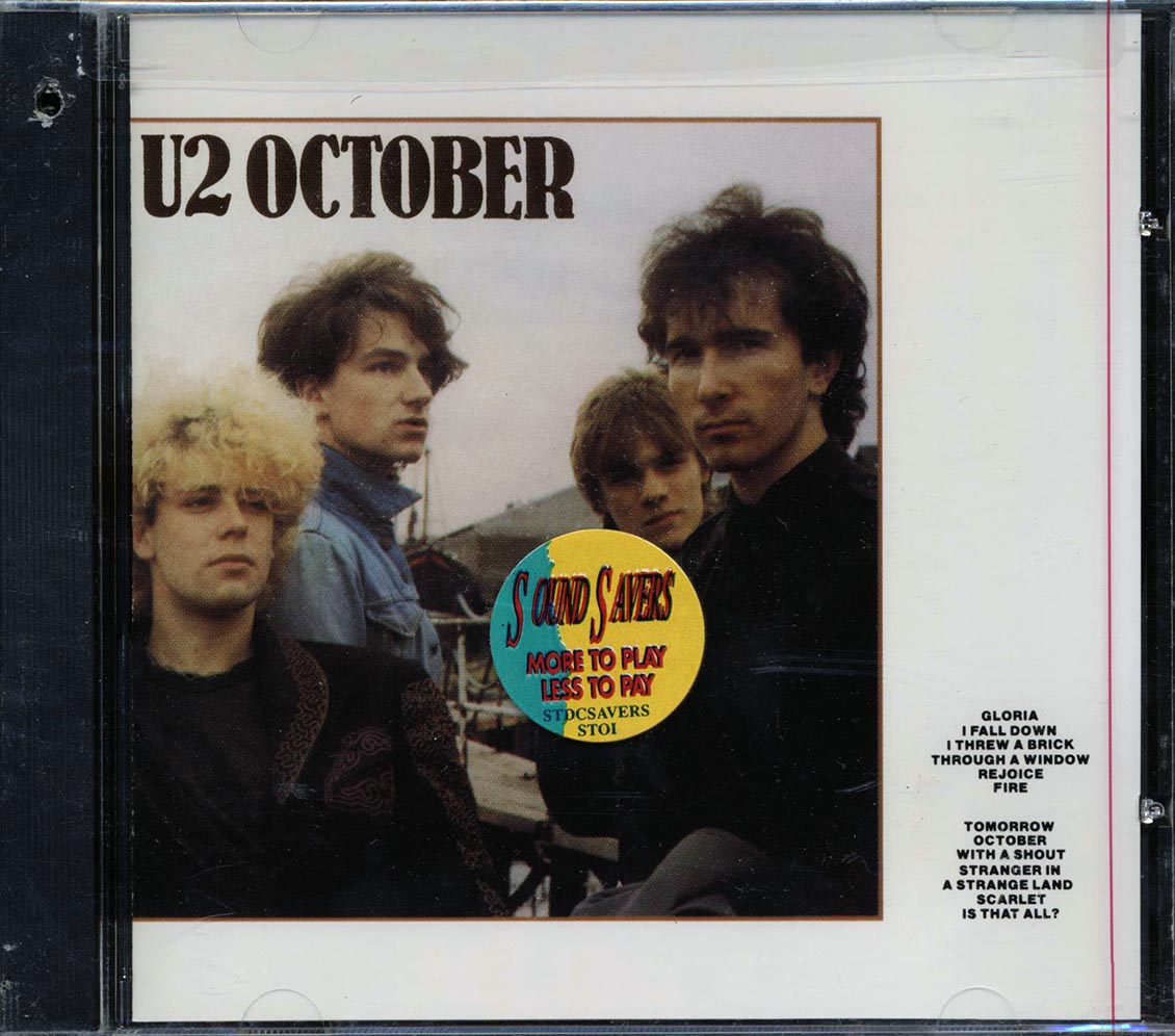 U2 アルバム October 歌詞・解説付き 初盤シール帯 洋楽CD U2 アルバム October 歌詞・解説付き 初盤シール帯 洋楽CD