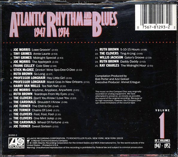 Atlantic Rhythm & Blues 1947-1974 Volume 1