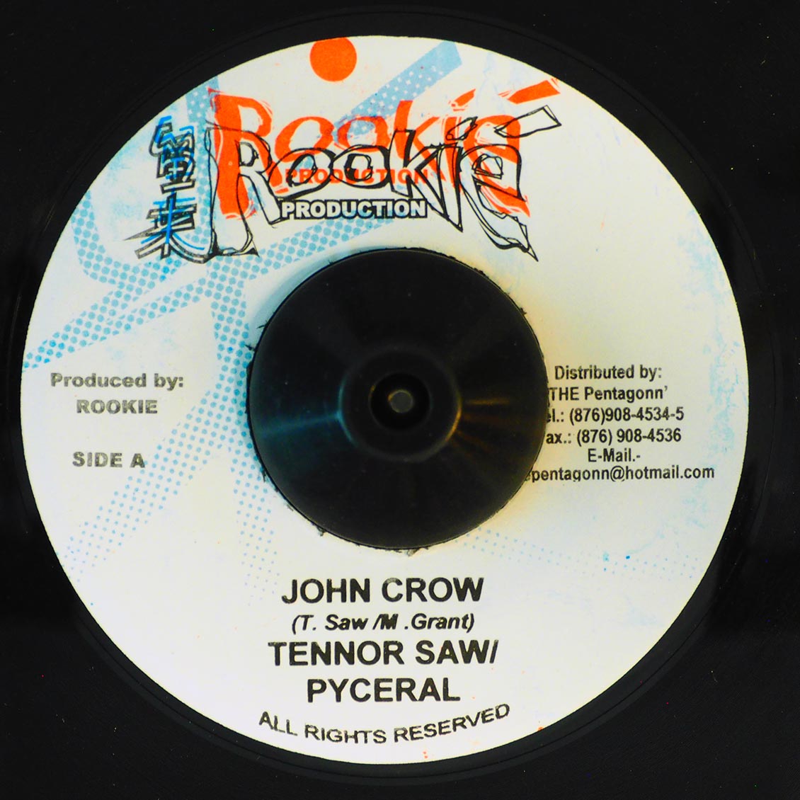 JOHN CROW / TENOR SAW & PYCERAL レゲエ Tenor Saw, Pyceral - John Crow 【 Reggae Vinyl Records