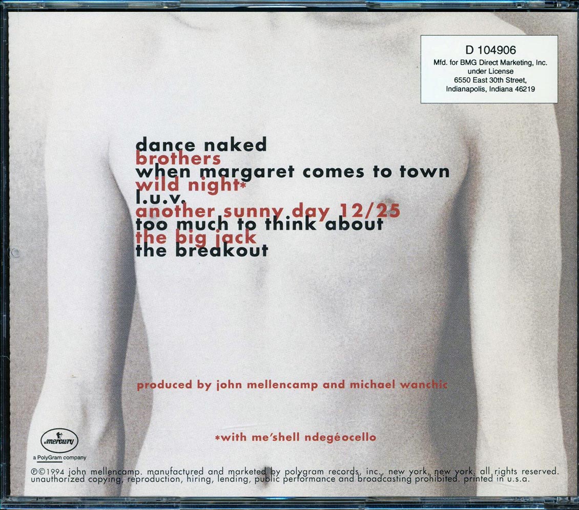 John Mellencamp - Dance Naked