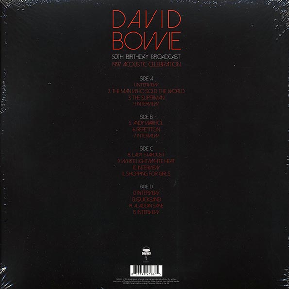 David Bowie - 50th Birthday Broadcast: 1997 Acoustic Celebration