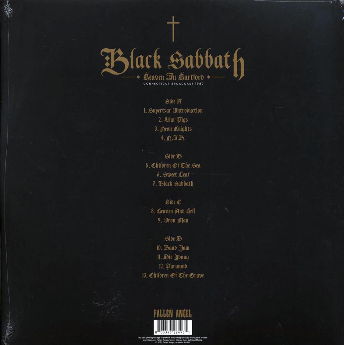 Black Sabbath - Heaven In Hartford: Connecticut Broadcast 1980