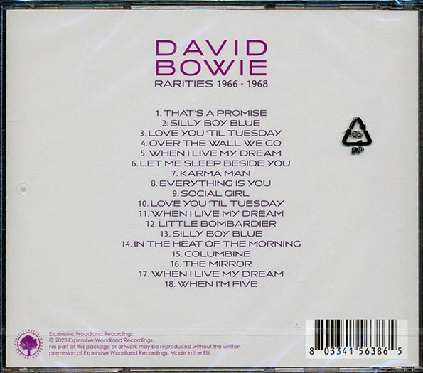David Bowie - Rarities 1966-1968